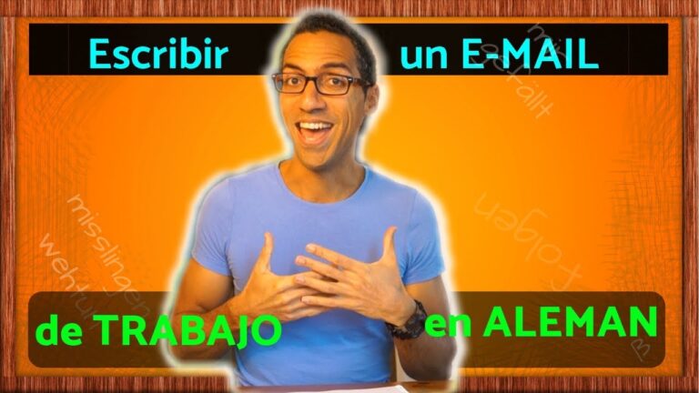 ¡Aprende cómo redactar un email en alemán con este ejemplo!