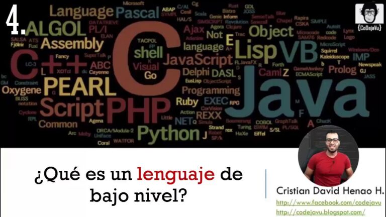 Impactante ejemplo de lenguajes de bajo nivel: &iexcl;Descubre su potencial!