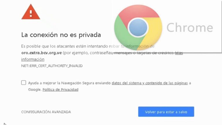 &iexcl;No accedes a una p&aacute;gina web segura! Descubre c&oacute;mo solucionarlo