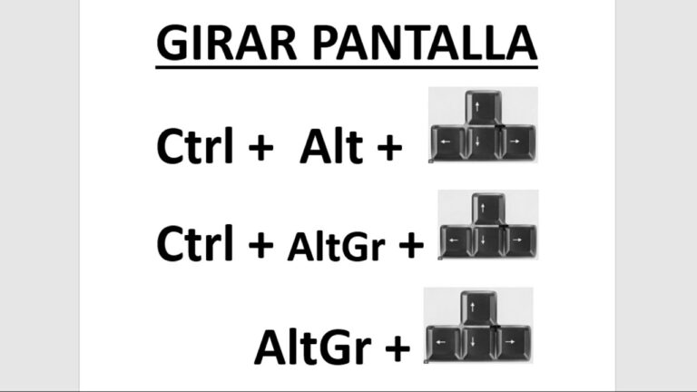 Descubre las teclas para mover la pantalla y navega m&aacute;s r&aacute;pido