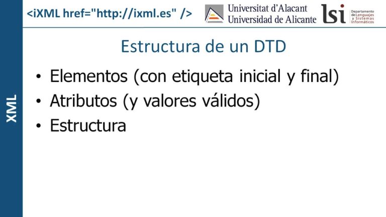 Descubre qué es un DTD y cómo puede mejorar tu desarrollo web